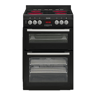 ceramic top freestanding oven
