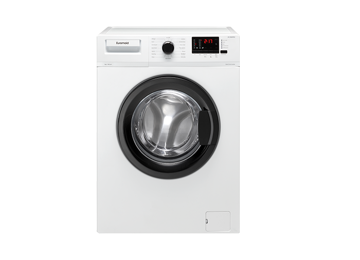 euromaid 10kg front load washing machine eflp1000w