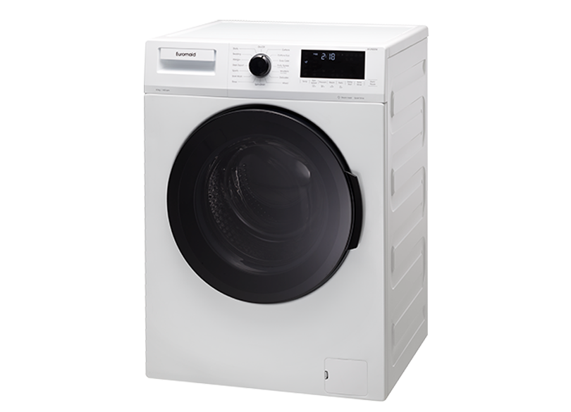 euromaid 10kg front load washing machine eflp1000w