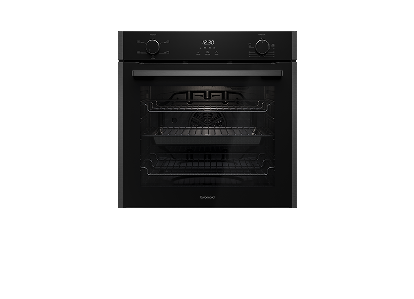 built in oven black stainless